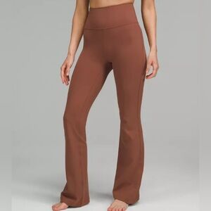 Women's Brown Flared Pants